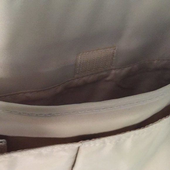 Merona Crossbody lightweight nylon handbag khaki - Picture 5 of 8